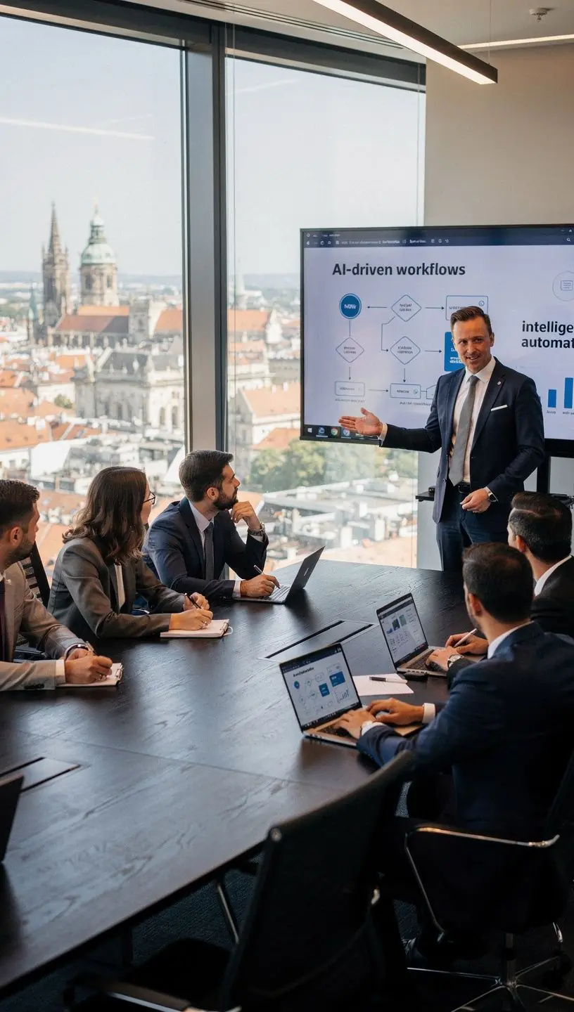 Professional team collaboration